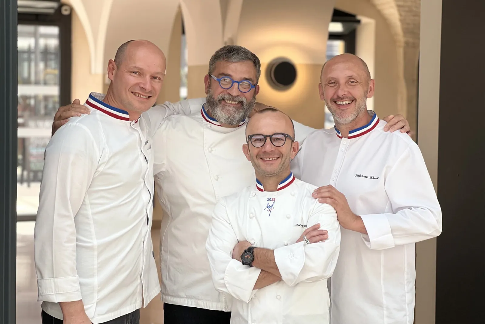 Les quatre fondateurs de l'association